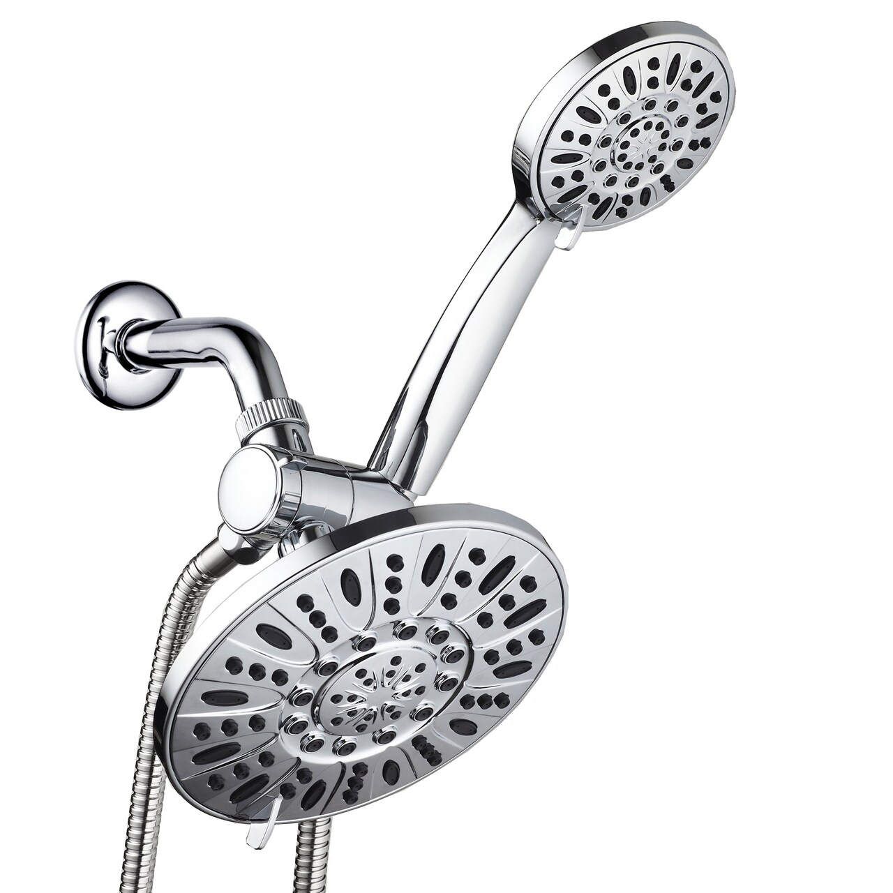 Aquadance Handheld Shower And Shower Head Combo 7 Settings Chrome 3328